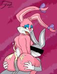 babs_bunny big_ass big_penis bugs_bunny cum cum_on_ass furry hot_dogging looney_tunes penis rabbit squoze tiny_toons