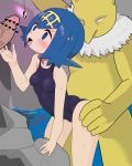 censored heart hypno hypnosis hypnotised lana penis pokemon pokemon_sm sex suiren_(pokemon) swimsuit threesome