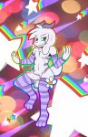  1boy 2016 2d 2d_(artwork) 3_toes 4_fingers abstract_background anthro armwear asriel_dreemurr asriel_dreemurr_(god_of_hyperdeath) balls boss_monster caprine clothed clothing crackers digital_media_(artwork) erection face_markings floppy_ears fur furry goat green_eyes horn horns humanoid_penis legwear long_ears looking_at_viewer male male_anthro male_only mammal monster monster_boy mostly_nude partially_retracted_foreskin penis smile striped_armwear striped_legwear testicles toes uncut undertale undertale_(series) video_game_character video_games white_body white_fur 