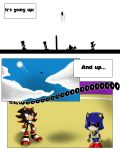 1girl anthro blaze_the_cat clothing cloud comic dialogue feline furry gloves hedgehog male mammal metal_sonic sandunky sega shadow_the_hedgehog silver_the_hedgehog sport text video_games volleyball yellow_eyes