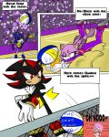 1girl amy_rose anthro blaze_the_cat breasts cat clothed clothing comic dialogue english_text feline fur furry gloves green_eyes hair hedgehog male mammal metal_sonic nipples nude one_eye_closed pink_fur pink_hair purple_fur red_eyes sandunky sega shadow_the_hedgehog simple_background sport text video_games volleyball white_background yellow_eyes