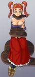 big_breasts breasts cleavage disney dragon_quest dragon_quest_viii happy_trance hypnotic_eyes jessica_albert jungle_book kaa kaa_eyes smile snake zelamir