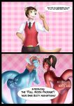 anthro ass bent_over c_(awesomec) canine catarina_(awesomec) catfish cathleen_(awesomec) comic fish furry mammal marine msdinogoat original wolf