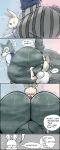 1girl anthro beastars daydream facesitting fantasizing female_on_bottom female_rimming_male furry haida haru_(beastars) horny_female legoshi_(beastars) lolbear_9 male male/female male_facesitting_female male_on_top rabbit retsuko submissive_female sweat sweaty_ass sweaty_butt wolf