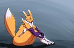 1girl anthro breasts digimon female_renamon furry looking_at_viewer one_eye_closed renamon strikeanywhere wink