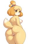 ai_generated animal_crossing furry_female isabelle_(animal_crossing) tagme