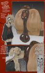 1girl anthro_on_feral canine cereberauwu dog equine female_rimming_male furry horse male male/female rimming submissive_female sweat sweaty_anus sweaty_ass sweaty_butt