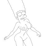 1girl breasts marge_simpson png sexy sexy_armpits sexy_body sexy_female sexy_pose sexy_woman the_simpsons