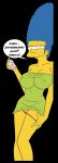 anal_lube croc_(artist) dress edit marge_simpson spanish_text the_simpsons