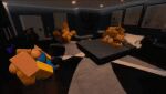  3_girls 3d 3futas bed bedroom bent_over big_ass big_breasts catgirl gif holding_arm mating_press neko_cinnabun roblox robloxian shark_girl tagme 