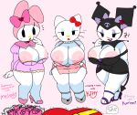  &hellip; 3girls anon anonymous anonymous_male anthro areola areolae big_breasts bimbo bimbo_lips bow breasts bunny bunny_ears bunny_girl cassettedream chocolate cleavage cute dream-cassette felid feline female female_only flowers furry furry_female hair_ornament headgear heels hello_kitty hello_kitty_(character) high_heels hood hoshime huge_areolae huge_breasts jester_hat kuromi large_areolae large_breasts lipstick makeup mob_face my_melody onegai_my_melody pink_background red_lipstick sanrio shortstack skimpy take_your_pick text thick_thighs tight_clothing white_body white_fur wholesome 