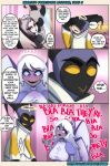 1boy 2_girls 2girls1boy adam_(hazbin_hotel) big_breasts breasts comic comic_page comic_panel dilf emily_(hazbin_hotel) female_focus ffm group hazbin_hotel hazbin_hotel_(season_2) humanoid looking_at_partner mature mature_female mature_male nonoise666 trio vivienne_medrano younger_female