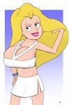  american_dad big_breasts bimbo blonde_hair breasts godalmite hayley_smith hippie huge_breasts 