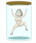  1girl 20th_century_studios asphyxiation cum disney drown drowned drowning drowning_in_cum family_guy female jar meg_griffin sexfightfun solo submerged 