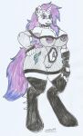 1girl belts big_breasts big_hips boots female female/solo friendship_is_magic hasbro marlon64 my_little_pony piercings punk rarity_(mlp) solo spiked_collar transparent_clothing unicorn unicorn_pony white_background