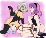 3girls absurd_res bound_ankles budding_breasts chango-tan collar collarbone colored_skin diamond_tiara dildo dominatrix femdom fff_threesome glasses group_sex hairless_pussy hasbro high_res leash lezdom multiple_girls my_little_pony my_little_pony:_equestria_girls my_little_pony_g4 pussy sex_slave sex_toy shibari silver_spoon simple_background small_breasts strap-on sweetie_belle threesome younger_female yuri