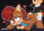 1boy 1girl accurate_art_style ai_generated ass_grab bare_thighs big_ass big_ass big_breasts big_breasts blue_eyes blush bonsoirdude chipmunk doggy_position eyes_rolling_back fat_ass fur furry furry_female hedgehog huge_breasts huge_thighs orgasm_face pussy_juice red_eyes red_hair sally_acorn sega sex shadow_the_hedgehog short_hair sonic_the_hedgehog_(series) thick_thighs thighs tongue_out vaginal_penetration