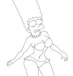 1girl breasts marge_simpson png sexy sexy_armpits sexy_body sexy_female sexy_pose sexy_woman the_simpsons 