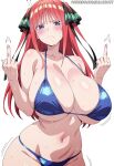 nakano nino from go-toubun no hanayome by lilabratt