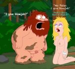  american_dad family_guy fellatio francine_smith nude on_knees oral peter_griffin 