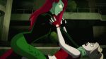 choking dc_comics dcau gif hands_on_head harley_quinn harley_quinn_(show) kissing poison_ivy possessed yuri