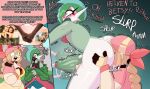 1girl blush blushing_female corruptedcrypt female/female female_rimming_female gallade handjob handjob_while_rimming hearts mtf_crossgender overwhelmed overwhelmed_female overwhelming_pleasure sucking_ass tongue_in_anus tongue_in_ass trans_woman trans_woman_(lore)