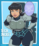 1girl 1girl genderswap genderswap_(mtf) invincible invincible_(tv_series) tech_jacket