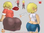  angry big_ass blonde bubble_butt color-it-in covered_eyes milf rita_loud the_loud_house 