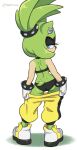 1girl female idw_publishing punk sega solo sonic_the_hedgehog_(comics) sonic_the_hedgehog_(idw) sonic_the_hedgehog_(series) surge_the_tenrec tenrec theotherhalf undressing