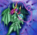 anal anal_insertion anal_penetration anal_sex ass balls breasts domination duo duxeite fawful feet femengumisi futanari green_skin male mario_(series) mario_and_luigi_(series) monster monster_girl penis signature smile thighs transformation