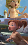 2026 2girls ai_generated blonde_hair blue_eyes breasts brown_hair dna_productions doreen_nickle female_only legendary_pictures lipstick mature mature_female mature_woman nipples no_bra no_panties nude nude_female outside playtone solo_female the_ant_bully tiffany_nickle warner_brothers