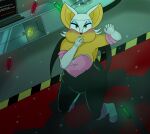 1girl aquaglubs bat bubbles chubby drowning female peril rouge_the_bat sega solo sonic_(series) sonic_the_hedgehog_(series) underwater underwater_peril