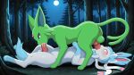  3_toes 69_position absurd_res ai_generated animal_genitalia animal_penis balls big_balls big_ears big_penis big_tail blue_body blue_fur blush blush_lines bodily_fluids bow_(anatomy) canine_genitalia canine_penis cum cum_in_mouth cum_inside cum_on_body cum_on_face cum_on_penis duo eeveelution espeon feelers feet feral feral_on_feral feral_penetrated feral_penetrating feral_penetrating_feral fluffy_(artist) fluffy_tail forest fur generation_2_pokemon generation_6_pokemon genital_fluids genitals green_body green_fur high_res knot long_ears long_tail lying male moon night nintendo no_pupils on_back oral oral_penetration outside_sex paws penetration penis penis_in_mouth pink_sclera plant pokemon pokemon_(species) purple_sclera sex sheath shiny_pokemon snout standing star sylveon tail toes tree vein veiny_penis white_eyes yiff_ai(director) 