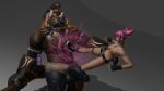 animal_ears animal_genitalia animal_humanoid animal_penis army artist_request blood breasts castle character_design character_name character_request dog dragon fantasy fight fighting knocked_out_dead