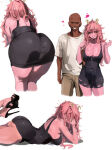 cheating cheating_girlfriend edit edited edited_art interracial my_hero_academia my_hero_academia_(finale)