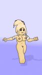 girly hair jumping naked_female nipples nude pussy_hair roblox roblox_game robloxian run running