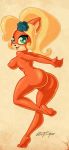 1girl 1girl 2016 anthro areola ass bandicoot big_breasts breasts coco_bandicoot crash_bandicoot_(series) erect_nipples furry high_res mammal marsupial nipples nude pussy scificat video_games