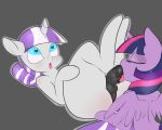 2016 animal_genitalia animal_penis ass big_ass daughter equine_penis fellatio feral friendship_is_magic futanari grey_background incest milf mother_and_daughter my_little_pony oral parent penis pussy saurian_(artist) sex simple_background testicles twilight_sparkle twilight_velvet