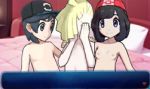  bed bedroom edit game gladio_(pokemon) gladion moon_(pokemon) moon_(trainer) nude pokemon pokemon_sm sun_(pokemon) sun_(trainer) team_skull video_games 