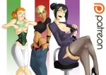 bluntkatana cassidy_(bluntkatana) character_request multiple_girls patreon sunni_(bluntkatana) tagme