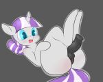 1girl 2016 animal_genitalia animal_penis ass big_ass equine_penis feral friendship_is_magic futanari grey_background milf my_little_pony parent penis pussy saurian_(artist) simple_background twilight_velvet