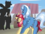 1_girl 1futa 1girl 2016 animal_genitalia animal_pussy anus blue_fur blue_hair blurry_background brown_hair cum cum_in_pussy cum_inside cutie_mark duo duo_focus equine equine_pussy exhibitionism fan_character female female_only feral feral_on_feral friendship_is_magic from_behind_position fur futa_on_female futanari hair hooves horn horse looking_back mammal multicolored_hair my_little_pony outside penetration penis pony public purple_eyes pussy red_hair sex signature stargazer testicles tongue tongue_out trixie two_tone_hair unicorn vaginal vaginal_penetration white_hair yellow_fur