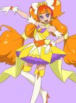 1girl amanogawa_kirara angry anus ass assisted_exposure back blush breasts clenched_teeth closed_eyes covering cum cum_on_body cure_twinkle detached_collar dimples_of_venus dress dress_pull earrings embarrassed facial forced forced_exposure from_behind gif gloves go!_princess_precure gradient_hair high_heels knee_boots long_hair low-tied_long_hair low_twintails magical_girl muramura_hito navel nipples no_panties nude open_mouth orange_hair precure purple_eyes pussy redhead sharking small_breasts star_earrings surprised teamwork teeth tiara tied_hair twin_tails undressing zettai_ryouiki