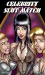  3_girls aunt_morgana_talbot bololo cassandra_peterson cleavage elvira elvira:_mistress_of_the_dark huge_breasts panties see-through see-through_clothes 