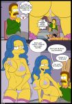 <3 blue_hair marge_simpson ned_flanders praying the_simpsons