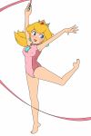 baton big_breasts blush breasts cameltoe erect_nipples gymnastics gymnastics_ribbon leotard mario_&_sonic_at_the_olympic_games nipples princess_peach rhythmic rhythmic_gymnastics ribbon ribbon_baton ribbon_rhythmic_gymnastics super_mario_bros.