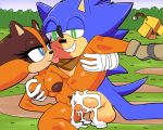 1girl absurd_res anthro badger big_breasts breasts cloudz cum cum_in_pussy cum_inside dreamcastzx1 duo furry hedgehog high_res hitlet huge_penis male male/female mammal mustelid nazi nazi_sonic penis sega sonic_boom sonic_the_hedgehog sticks_the_jungle_badger