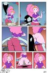 2girls adventure_time ass cartoon_network comic marceline princess_bubblegum sex_time_(comic) vagina