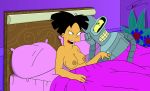  amy_wong bender_bending_rodriguez breasts edit futurama nipples spider-matt topless 