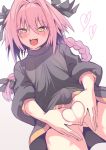 1boy artist_request astolfo_(fate) pink_hair rider_of_black trap